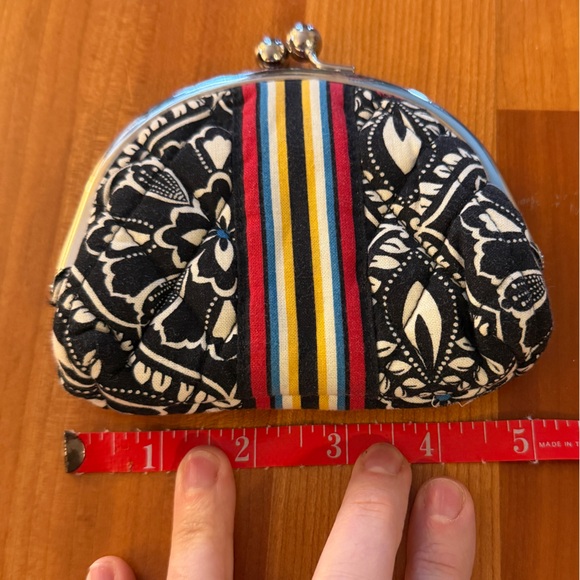 Vera Bradley Barcelona double kisslock coin purse - Picture 3 of 3